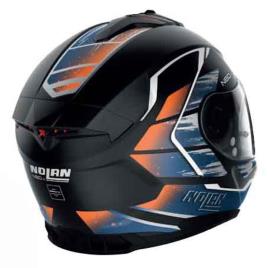 Nolan Capacete Integral N80-8 Thunderbolt N-com M Flat Black / Blue / Orange