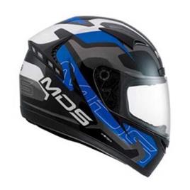 Capacete Integral M13 Combat XL Black / White / Blue