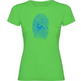 Camiseta De Manga Curta Off Road Fingerprint 2XL Light Green