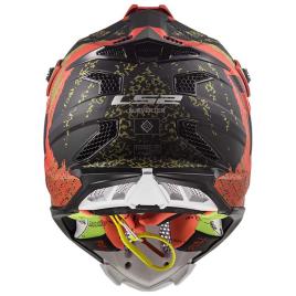 Ls2 Capacete Motocross Mx470 Subverter XS Claw / Matt Black / Red