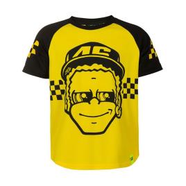 Vr46 Camiseta De Manga Curta Valentino Rossi 20 4-5 Years Ochre