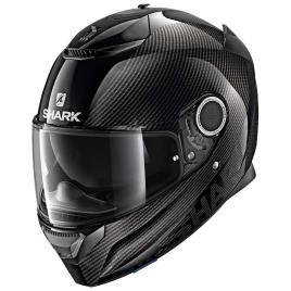 Shark Carbono Spartan 1.2 Pele Cheio Enfrentar Capacete S Black