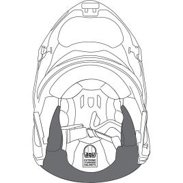 Sportmodular Cheek Pads L Black