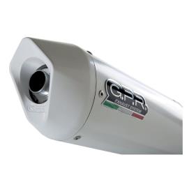 Silencioso Albus Ceramic Slip On Tiger 800 11-16 Homologated One Size Glossy White / White