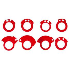 Rtech Punhos R20 Lock-on Half Waffle One Size Neon Red