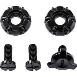 Mx Line Enduro Ii Peak Screws Set One Size Black