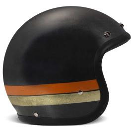 Capacete Jet Vintage XL Goldie Black