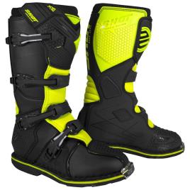 Botas Motocicleta X10 2.0 EU 42 Black / Neon Yellow