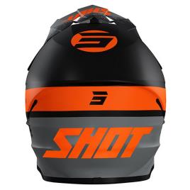 Shot Capacete Motocross Furious Roll S Black / Orange Matt