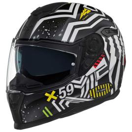Capacete Integral Sx.100 Enigma S Matte Black / White