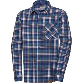 Spirit Motors Camisa Manga Comprida Checked 1.0 M Blue