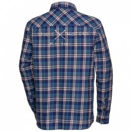 Spirit Motors Camisa Manga Comprida Checked 1.0 M Blue