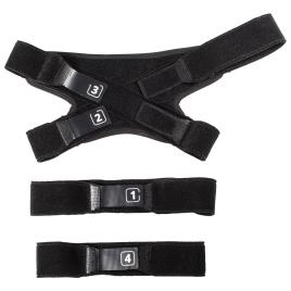 Kit Straps C-frame Carbon Pair S-M Black