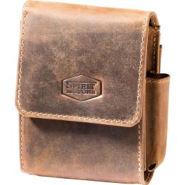 Spirit Motors Bolsa De Couro Vintage Leather Para Pacote De Charuto One Size Brown
