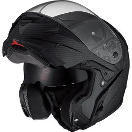Capacete Modular Carbon Travel Ii S Black