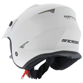 Astone Capacete Jet Minicross S Gloss White