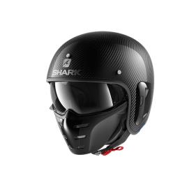 Capacete Conversivel S-drak 2 Carbon Skin L Carbon / Silver / Black