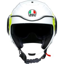 Capacete Jet Orbyt Multi XS Sunset White / Yellow Fluo