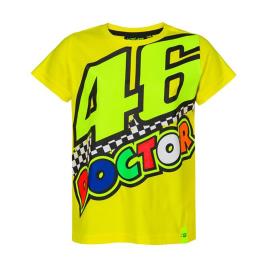 Camiseta De Manga Curta Valentino Rossi 20 12-14 Years Yellow