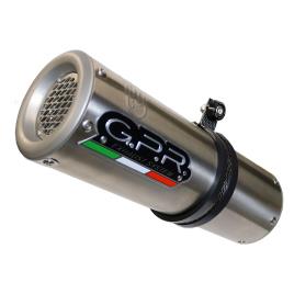 Gpr Exclusive Muffler Homologado M3 Inox Slip On Adventure 790 18-20 Euro 4 One Size Satin Silver / Satin Silver