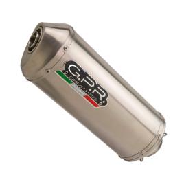 Gpr Exhaust Systems Silencioso Satinox Slip On Trk 502 X 17-19 Euro 4 Homologated One Size Satin Silver / Satin Silver