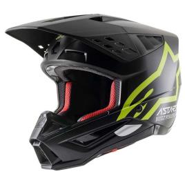 Capacete Motocross S-m5 Compass 2XL Black / Yellow Fluo Matt