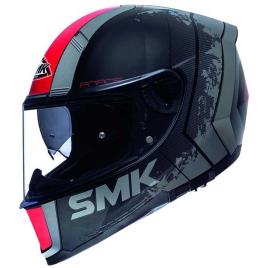 Capacete Integral Force Koster S Matt Black / Grey / Red