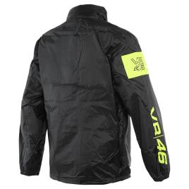 Casaco Vr46 Rain XL Black / Fluo Yellow