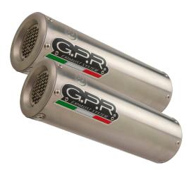 M 3 Dorsoduro 750 08-16 Dobro Escorregar Sobre Silencioso Dorsoduro 750 08-16 Homologado One Size Silver / Silver