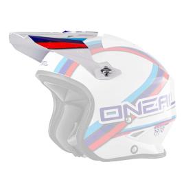 Slat Circuit Spare Visor One Size White