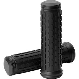 St06 Grip With Aluminium Ends Pair 22 mm Black