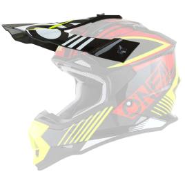 Visor Youth 2 Series Rush One Size Red / Neon Yellow