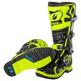 Botas Motocicleta Rmx EU 44 Black / Neon Yellow