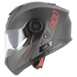 Capacete Modular Rt900 Stripe XS Matt Black / Red