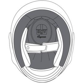 X101 Crown Pad M Black