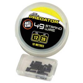 Predator 49 Wire Strand 18 kg Black