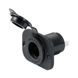 Black Sealink Deluxe Receptacle 12V