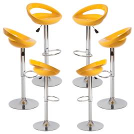 Pack 6 Bancos Onis Basic - Amarelo