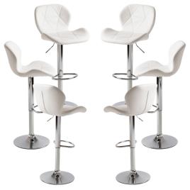 Presentes Miguel - Pack 6 Bancos Pentagone - Branco