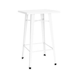 Mesa Torix Alta Quadrada 60 cm - Branco