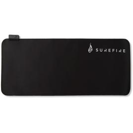 Tapete de Rato Surefire Silent Flight RGB-680 - Preto