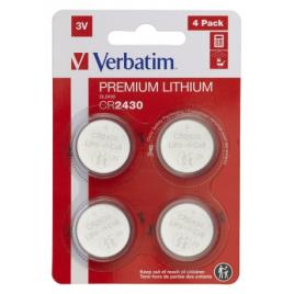 PILHAS CR2430 3V LITHIUM PACK 4