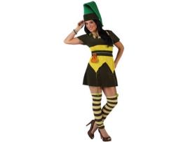 Fato de Mulher DISFRAZZES Duende Amarelo E Preto (Tam: S - 34/38)