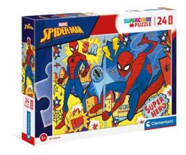 Clementoni - Marvel Spiderman 24 Peças Supercolor Puzzle