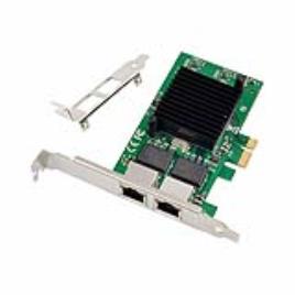 Placa De Rede 2x Gigabit Pcie X1 Plr725pcie, Chipset 82575