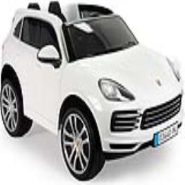 Carro elétrico para crianças Injusa Porsche Cayenne 12V Branco (134 x 81,5 x 58 cm)