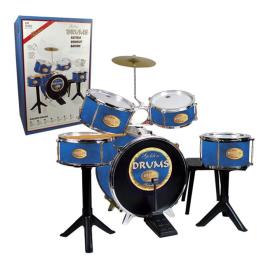 Bateria Musical Golden Drums Azul