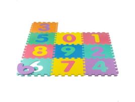 Tapete de Atividades CB TOYS puzzle de borracha EVA (32x32x1 cm - 10 meses)