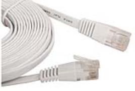 Cabo Telefone RJ45 8 Pinos Creme (4,5 mts)