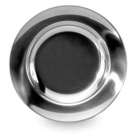 Stainless Camping Plate 228 x 228 x 25 mm Steel